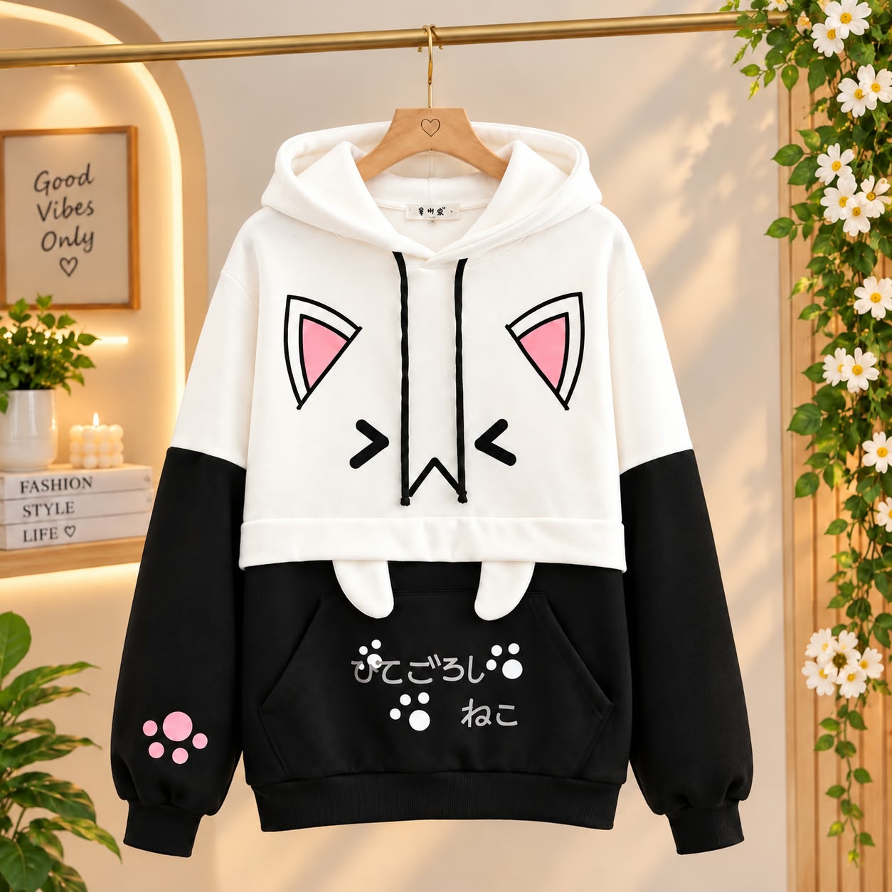 Ladies Stylish Trendy Hoodie for Women | 300± GSM Fleece Cotton Photo 3
