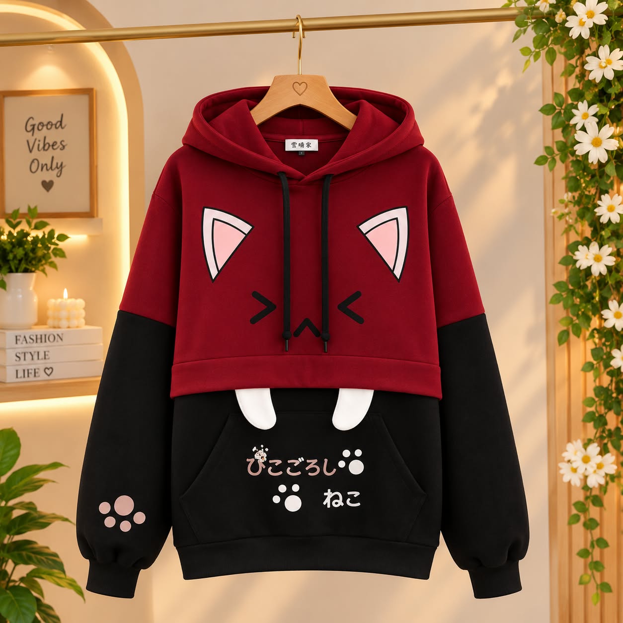 Ladies Stylish Trendy Hoodie for Women | 300± GSM Fleece Cotton Photo 2